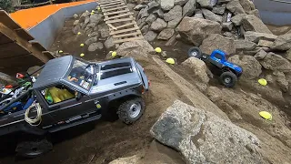 2/19/22 RC Event Rock Crawling Competition Practice Scale Trail /Class 1  Scx24 Trx4 TF2 Nightrunner