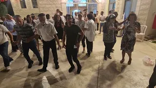 Traditional Yemeni Jewish dances in an Israel synagogue yard - listen to the rhythm and joy