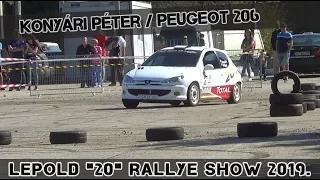 Konyári Péter-Peugeot 206 RC / Lepold "20" Rallye Show 2019.