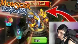 KING ATUM RANK 3 IN TREASURE CAVE! | SHOULD YOU GET IT? + VALENTINE GAMESHOW | MONSTER LEGENDS