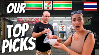 Our FAVOURITE SNACKS from 7eleven THAILAND - Our 1st LIVE vlog in Thailand