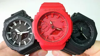 Сверхтонкие G-Shock GA-2100 Carbon Core Guard