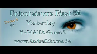 Entertainers First 56 "Augenblicke" Demo Yesterday The Beatles YAMAHA Genos2 www.AndreSchurna.de