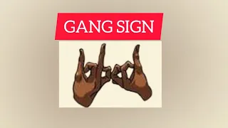 GANG SIGNS MEANINGS (CRIP & BLOOD & CHICAGO & USA)