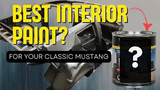 Painting the interior, & flooring of a classic mustang.