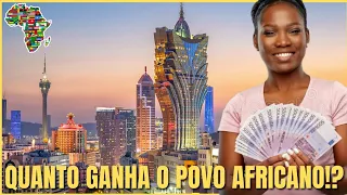 Top 10 dos PAÍSES AFRICANOS com o MAIOR SALÁRIO MÍNIMO 🤑