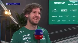 Sky AMR22 Interview Vettel
