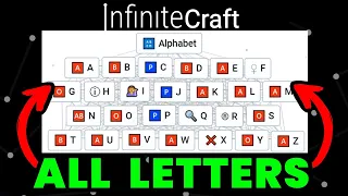 How To Make ALPHABET In Infinite Craft (ALL LETTERS)