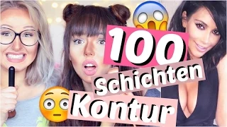 100 SCHICHTEN CONTOURING / BRONZER - Crazy!! | ViktoriaSarina