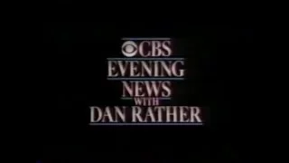 Commercial CBS Evening News Dan Rather