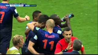 Van Persie Flying Header vs Spain   World Cup 2014