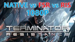 Native vs FSR vs RIS in Terminator: Resistance Gameplay at 1080p
