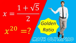 Can You Solve This Math Problem? | Math Olympiad success!! (The Golden Ratio)