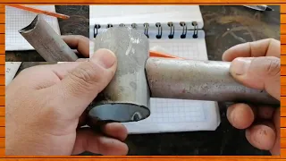 Como hacer boca de pescado en tubos de diferente diámetro