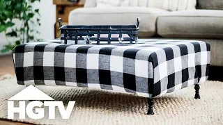 DIY Pallet Ottoman | HGTV