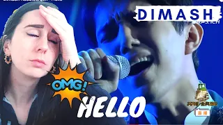 FIRST REACTION to DIMASH - Hello (From The Singer)