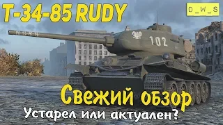 Свежий обзор T-34-85 Rudy | D_W_S | Wot Blitz