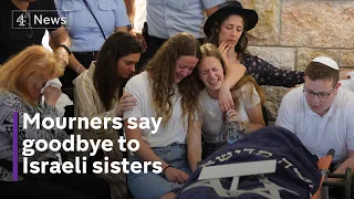 Funeral held for British Israeli sisters killed in West Bank shooting