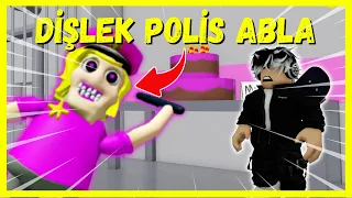 😬DİŞLEK POLİS ABLANIN HAPİSHANESİ👮‍♀️ROBLOX POLICE GIRL PRISON RUN (OBBY)