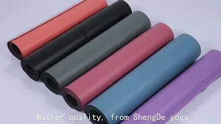 Eco-friendly PU Natural Rubber Yoga Mat