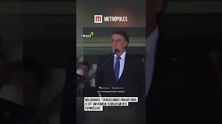 Bolsonaro: "Conseguimos enviar para o STF um homem terrivelmente evangélico"