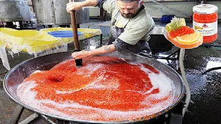 Salmon Egg Processing Line in Factory - Harvest Salmon egg and Make Salmon Caviar