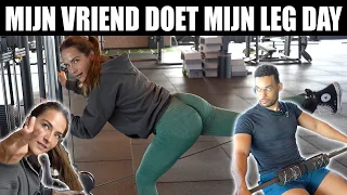 TRAINING SWAP! HIJ doet mijn LEGDAY | Nochtli & Jeremy