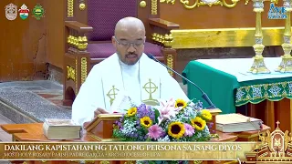 LIVE NOW | 6:30AM ONLINE MASS | DAKILANG KAPISTAHAN NG TATLONG PERSONA, IISANG DIYOS | MAYO 26, 2024