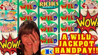 OMG! Jackpot Handpay Stinkin Rich! $5 Bet