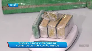 Homens são presos com esquema de “disque drogas” em Curitiba