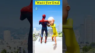 GTA V: MOTU & PATLU KIDNAPPED SPIDER-MAN | IRONMAN HELPED SPIDERMAN #Shorts