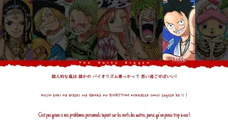 Mugiwara Crew 麦わらの一味   We Are ! ウィーアー! One Piece Opening 7   Color Coded Lyrics Kan Rom Fr