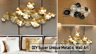 Super Unique Metallic Wall Art For Your Home Decor| Room Decorating Ideas| Handmade Crafts