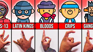 Gang Signs and Their Meanings (Bloods, Crips, Chicago)