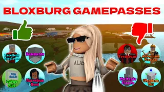 ARE THE BLOXBURG GAMEPASSES WORTH IT? | roblox