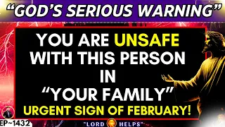 GOD:- "BE CAREFUL WITH THIS PERSON IN YOUR FAMILY" | God's Message Today #jesus | Lord Helps Ep~1432