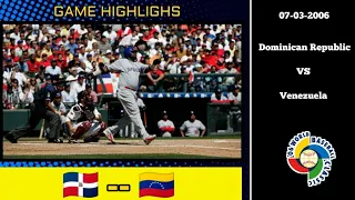 WBC06 | República Dominicana vs Venezuela  | Grupo D  | Primera Ronda | 07.03.2006 | Orlando,USA.