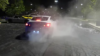 Crazy Hyundai Genesis Coupe Doing Burnouts!