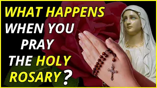 Perhaps you don't know this, but when you recite the Rosary, something happens... 🙏