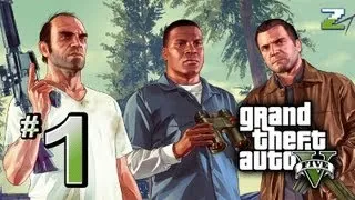 Grand Theft Auto 5 - Part 1 "Prologue" (GTA 5 Lets Play Walkthrough Gameplay) [HD] PS3