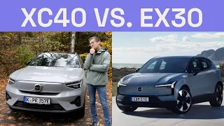 🔋 Volvo EX30 vs. Volvo XC40 Vergleich: Warum der XC40 (noch nicht) obsolet ist - Autophorie