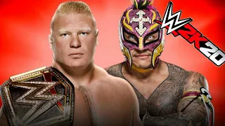 WWE Survivor Series 2019 Simulation - *No DQ* Rey Mysterio vs. Brock Lesnar (WWE Championship)
