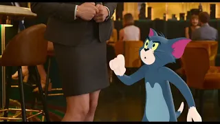 Tom & jerry movie(2021) spike VS Tom fight scene#tomandjerrymovie2021scenes