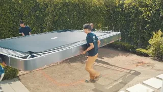 AkrobatUSA In Ground Trampoline Installation