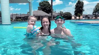 POOL DAY— first swim of the season!