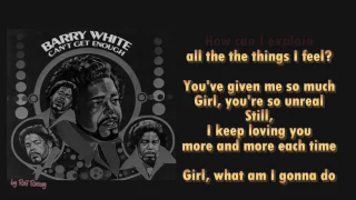 BARRY WHITE -  Cant get enough of your love - Instrumental