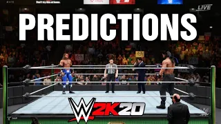 Edge V Roman Reigns Money In The Bank Predictions! WWE 2K20 Gameplay