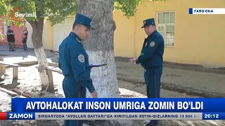 Avtohalokat inson umriga zomin boʻldi