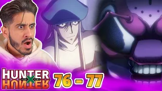 THE CHIMERA ANT ARC! || Hunter x Hunter Episode 76, 77 REACTION