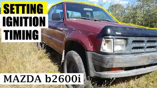 IGNITION TIMING MAZDA b2600i, b2200i //4K